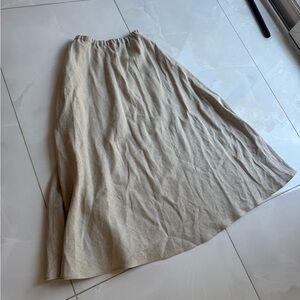Faithfull‎ the Brand Beige A-Line Skirt